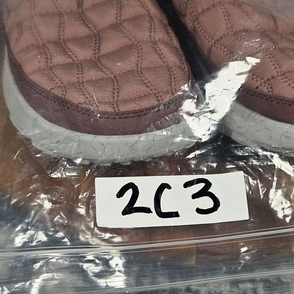 Merrell Hut Moc 2 Slippers Women 10 Pink Burlwood Avocado Quilted Slip On Shoes